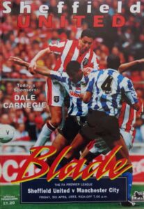 Sheffield United v Manchester City 1992/93