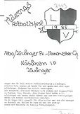Lovanger v Manchester City friendly 1987/88