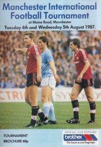 Manchester City v Manchester United Manchester International Football Tournament 1987/88