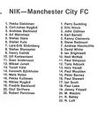 Nykarleby v Manchester City friendly 1987/88