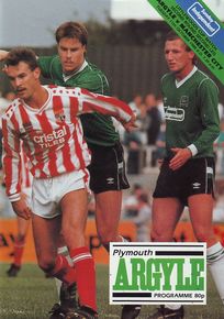 Plymouth Argyle v Manchester City Littlewoods Cup 2nd Round 2nd Leg 1988/89