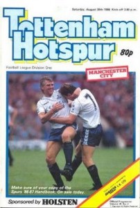 Tottenham Hotspur v Manchester City 1986/87