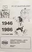 Lausanne v Manchester City friendly 1986/87