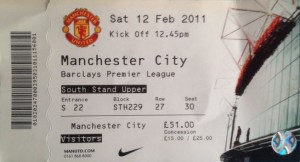 Manchester United v Manchester City 2010/11