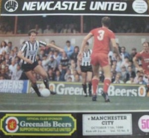 Newcastle United v Manchester City 1986/87