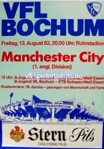 VFL Bochum v Manchester City friendly 1982/83