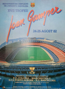 Cologne v Manchester City Joan Gamper Trophy semi-final 1982/83