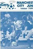 Hollywood Kickers v Manchester City friendly 1985/86