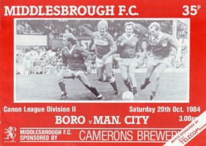 Middlesbrough v Manchester City 1984/85