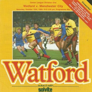 Watford v Manchester City 1985/86