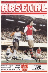 Arsenal v Manchester City 1982/83