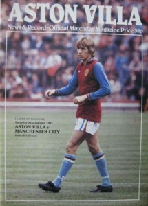 Aston Villa v Manchester City 1980/81