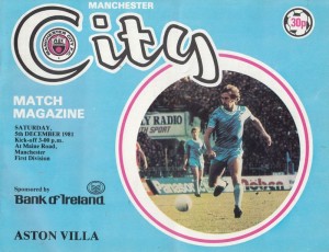 Manchester City v Aston Villa 1981/82