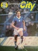 Birmingham v Manchester City 1982/83