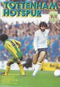 Tottenham Hotspur v Manchester City 1980/81