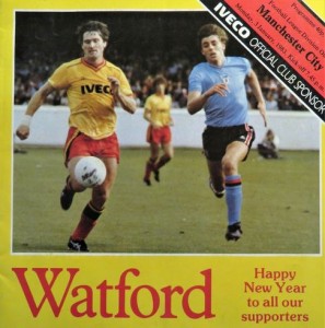 Watford v Manchester City 1982/83