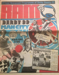 Derby County v Manchester City 1977/78