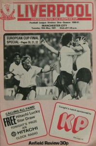 Liverpool v Manchester City 1980/81