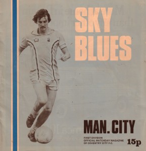Coventry City v Manchester City 1976/77