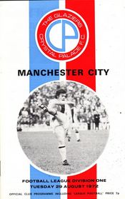 Crystal Palace v Manchester City 1972/73