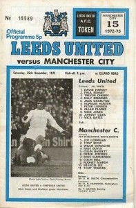 Leeds United v Manchester City 1972/73