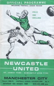 Newcastle v Manchester City 1969/70