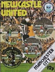 Newcastle United v Manchester City FA Cup 4th Round 1976/77