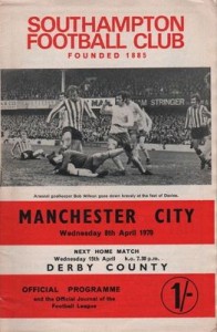 Southampton v Manchester City 1969/70
