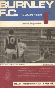 Burnley v Manchester City 1968/69