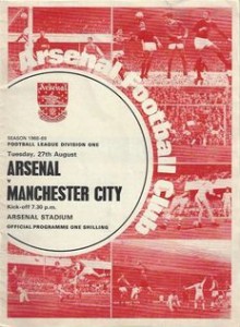Arsenal v Manchester City 1968/69