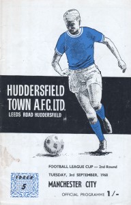 Huddersfield v Manchester City League Cup 2nd Round 1968/69