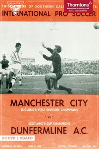 Dunfermline v Manchester City USA Tour (matches 3 & 4) 1967/68