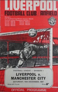 Liverpool v Manchester City 1967/68