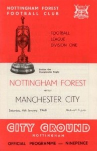 Nottiingham Forest v Manchester City 1967/68