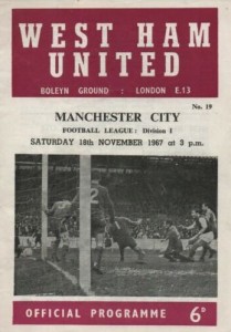 West Ham United v Manchester City 1967/68