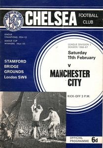Chelsea v Manchester City 1966/67