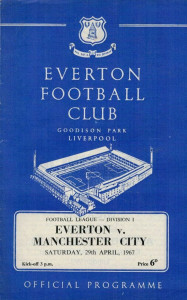 Everton v Manchester City 1966/67