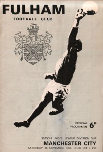 Fulham v Manchester City 1966/67