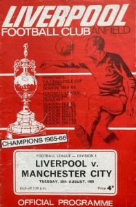 Liverpool v Manchester City 1966/67