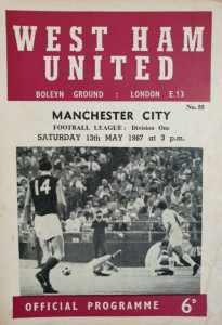 West Ham United v Manchester City 1966/67