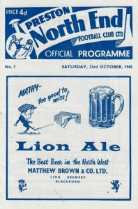 Preston North End v Manchester City 1965/66