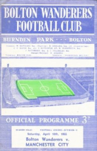 Bolton Wanderers v Manchester City 1964/65