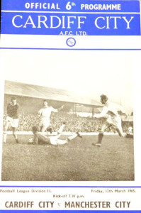 Cardiff City v Manchester City 1964/65