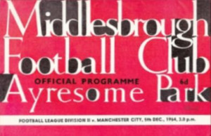 Middlesbrough v Manchester City 1964/65