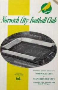 Norwich City v Manchester City 1964/65