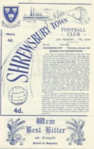 Shrewsbury Town v Manchester City FA Cup 3rd Round Replay 1964/65