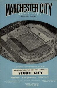 Manchester City v Stoke City League Cup Semi-Final 2nd Leg 1963/64