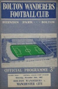 Bolton Wanderers v Manchester City 1962/63