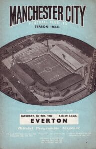 Manchester City v Everton 1962/63