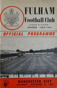 Fulham v Manchester City 1962/63
